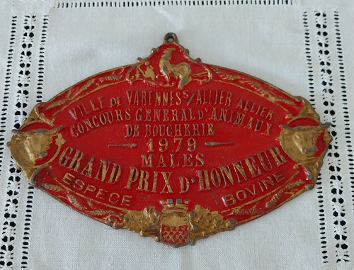Plaque concours agricole - de,