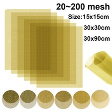 20-200Mesh Brass Fabric Wide 15X15Cm/30X30Cm/30X90Cm Grid Filter Wire