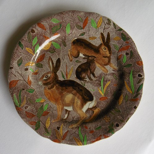 Assiette faïence gien - assiette, en