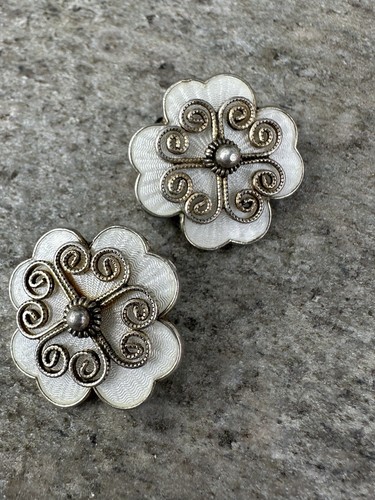 Boucles oreilles argent - d'oreilles, en