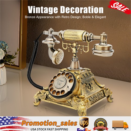 Vintage gold rotary - gold,