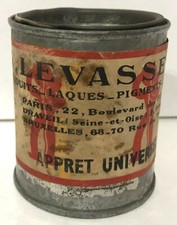 ANTIQUE ADVERTISING VARNISH CAN LEVASSEUR & CIE