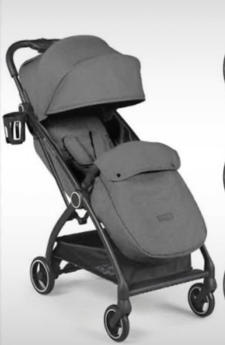 Poussette canne gris