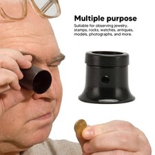 Watch Magnifier 3X Magnification Bijoux Eye Loupe Portable Pocket Plastic Wa OBF