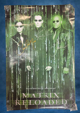 The Matrix Reloaded - Signed poster - 3 signatures