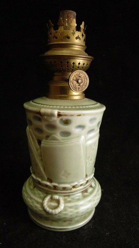 Lampe pétrole faience - à,