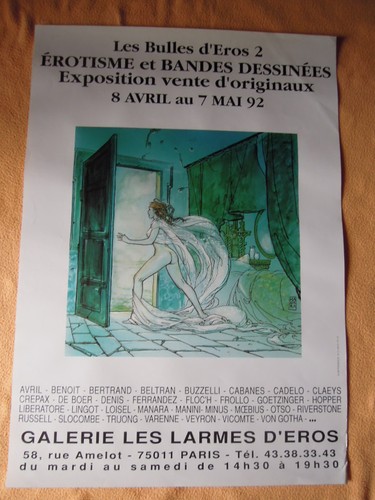 Affiche galerie les larmes - galerie,