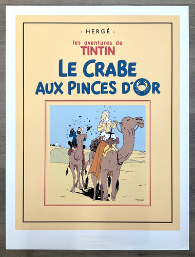 Herge serigraphie tintin - serigraphie, le