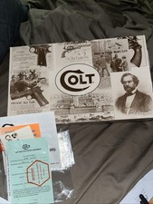 Colt 22 LR Semi Auto Target Genuine Factory Original Box Sleeve And Papers!