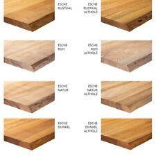 Lamo Étagère Inférieure Nature Bois Massif Frêne Baumkante Murale Etagère en