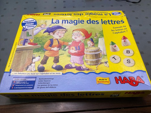 Jeu haba magie - des, lettres