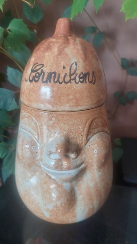 Pot céramique cornichons - céramique, "cornichons"