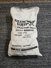 Quick Grip By SCC QG0834 1/2 Pair Tractor Chain For 12.5/80-18 | 38x12.50-15LT