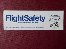 FLIGHT SAFETY FLIGHT SIMULATOR FLIGHT SIMULATOR AIRLINE STICKER DECAL