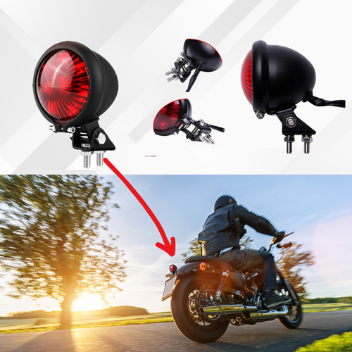 Moto feux stop arrière - feux, led