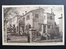 Old postcard ANTIBES JUAN les PINS Chemin des SABLES PENSION RESTAURANT