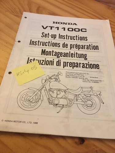 Honda vt1100c vt1100 shadow - shadow, vt