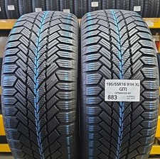 2 x PNEUS THERMIQUES 195/55R16