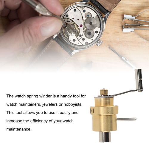 Brass watch spring winder - brass,