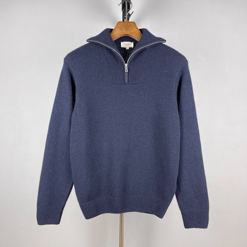 Pull homme col zippé - en, laine