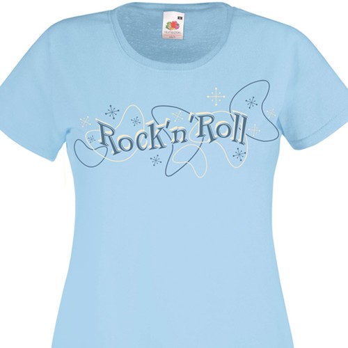 Shirt femme rock roll - t-shirt,