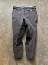 Pre-Owned Pikeur Lugano Softshell Winter Breeches, Size US 34 (German46), Brown