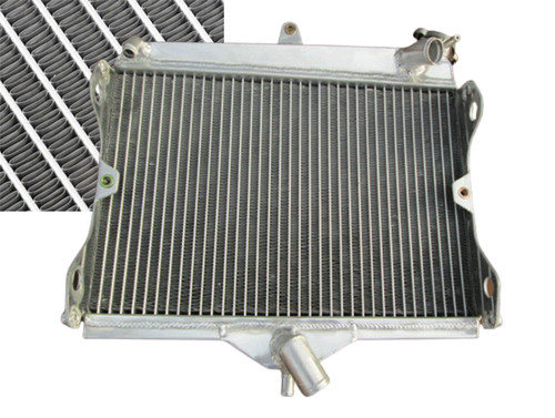 Aluminum radiator pour