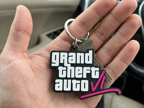 Porte clés grand theft - grand,