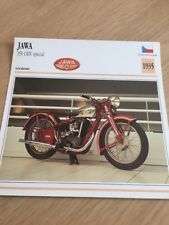 Jawa OHV spécial 1935 Carte moto Collection Atlas CZ
