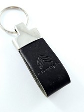 KEYRING - CITROEN garage concession CESSON RENNES 2010s leather metal