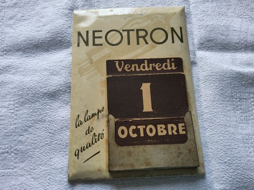 Publicite calendrier perpetuel - calendrier,