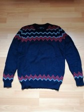 Pull SPRINGFIELD taille M noir et motifs col rond