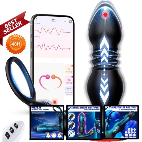 Vibromasseur anal 1 - 3, avec
