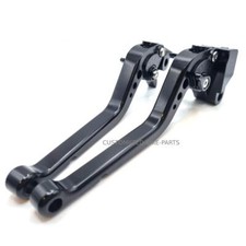 Long Black Clutch & Brake Levers For Kawasaki Z650RS 2021-2025