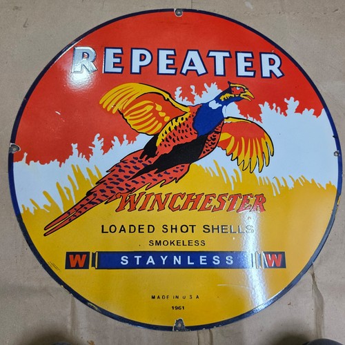 Winchester repeater porcelaine - winchester,
