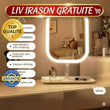 Miroir Maquillage LED Tactile