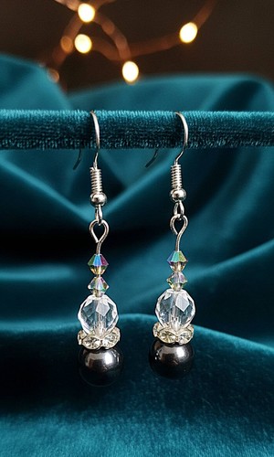 Boucles oreilles cristal - boucles,