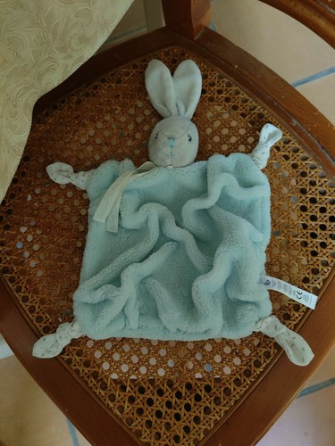 Doudou lapin plume - doudou, kaloo