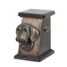 Teckel à poil dur urne en