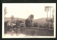 Old postcard Chablis, Moulin du Pâtis 1936 