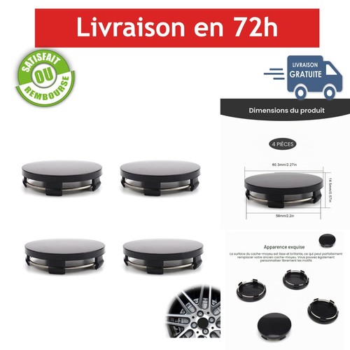 Enjoliveurs moyeu noirs - 4,