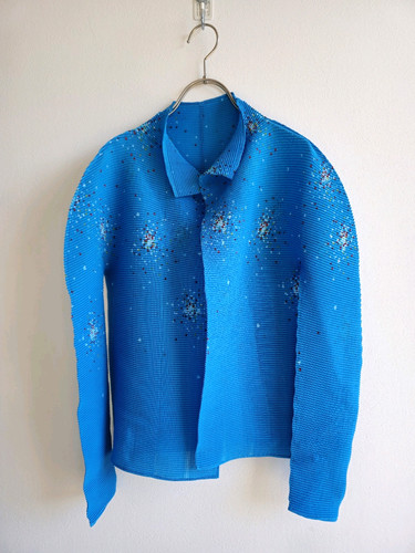 Cardigan bleu femme issey - bleu,