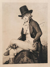 PIERRE SERIZIAT Portrait GRAVURE Eau Forte CHARLES BOURGEAT David XX°