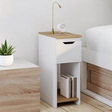 2 tables de chevet avec 1