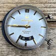 Bulova Accutron Wrist Watch Movement - Series 2185 - Astronaut Mark II