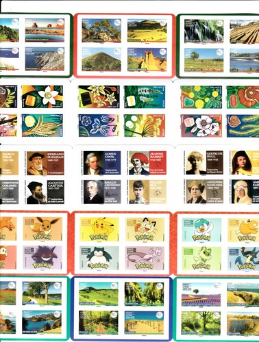 Lot carnet 12 timbre - lot,