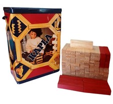 Kapla Building Block Set Wooden Pieces with Box Netherlands Toy 225 Blocks