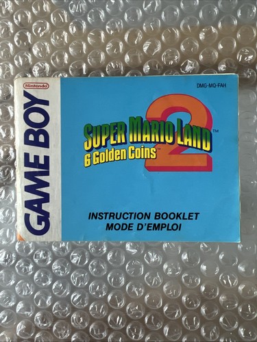Notice seule super mario land - seule,