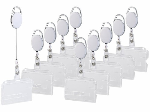 Porte badges avec clip - 10,