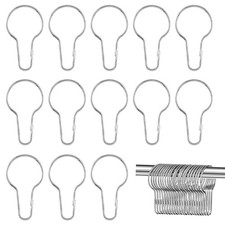 60 Pcs Anneaux Rideaux à
